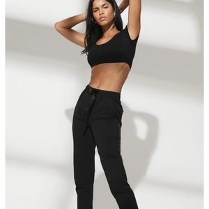 LAST CALL!!!  BNWT Alo Blissful Henley Crop Top, Size XS